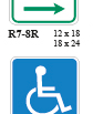Van Accessible (Blue) (R9-07)