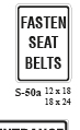 Fasten Seat Belts (S-50A)
